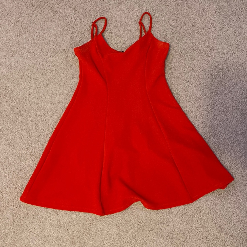 Forever 21 red ribbed dress